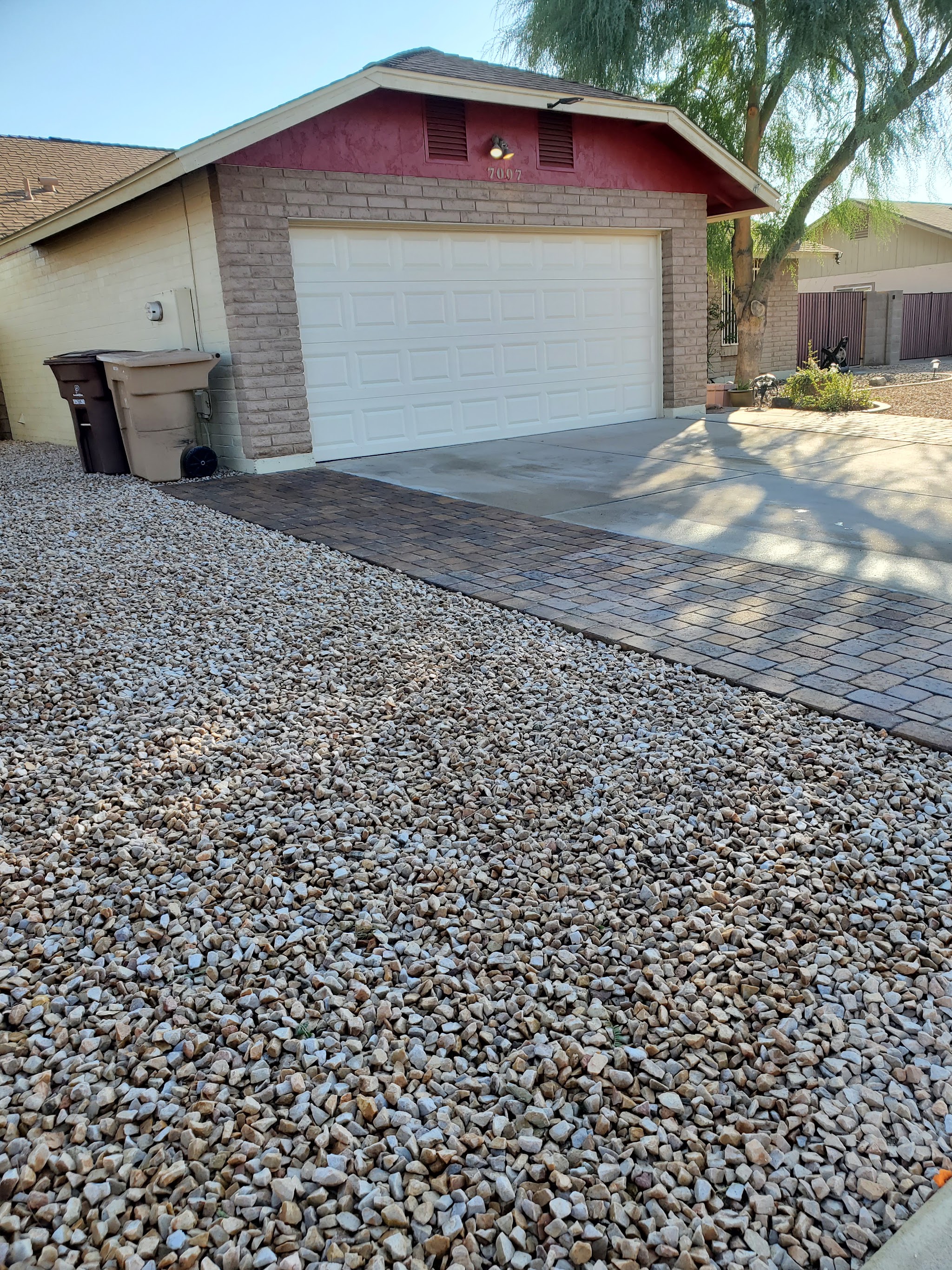 Finished landscape project